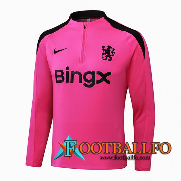 Sudadera De Entrenamiento FC Chelsea Rosa 2024/2025