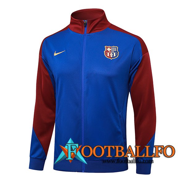 Chaquetas Futbol FC Barcelona Azul/Rojo 2024/2025