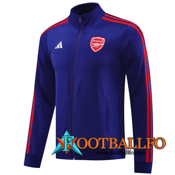 Chaquetas Futbol Arsenal Azul/Rojo 2024/2025 -02