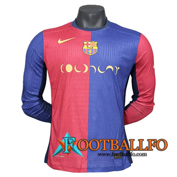 Camisetas De Futbol FC Barcelona x Coldplay Manga Largas Primera 2024/2025