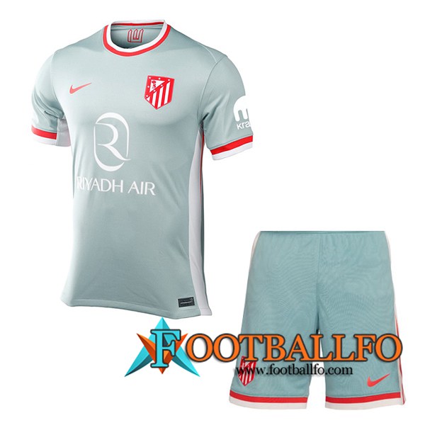 Nueva Camisetas De Futbol Atletico Madrid Ninos Segunda 2024/2025