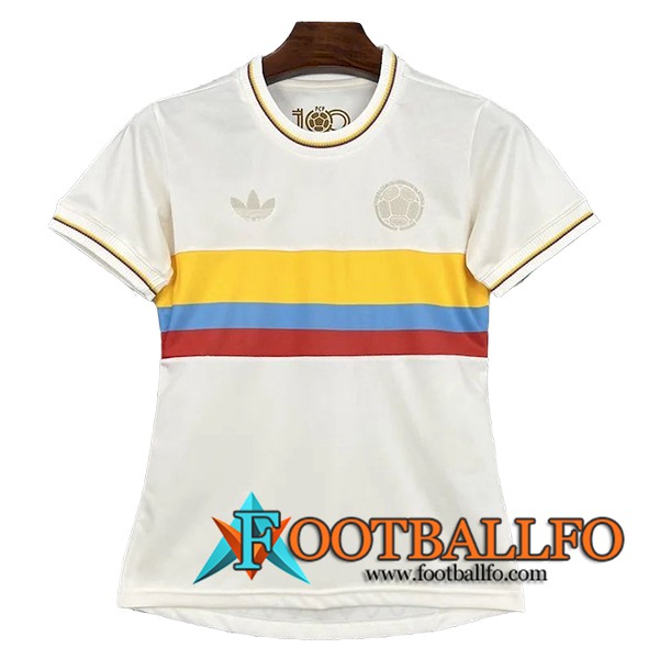 Camisetas De Futbol Colombia Mujer 100th Anniversary Edition 2024/2025