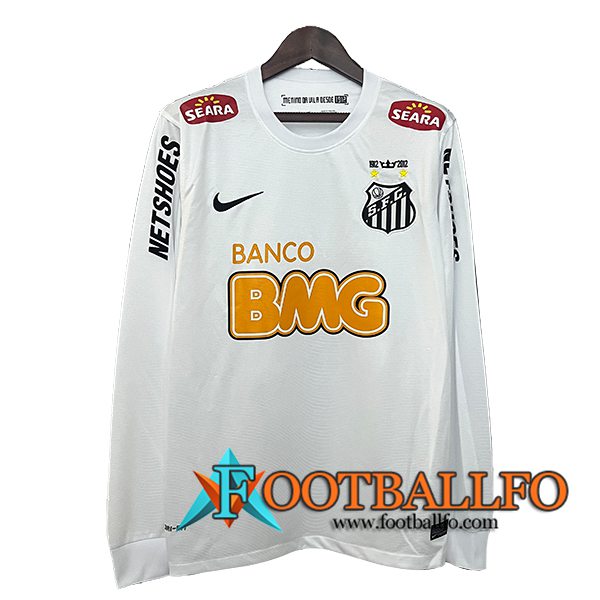 Camisetas De Futbol Santos Retro Primera Manga Largas 2011/2012