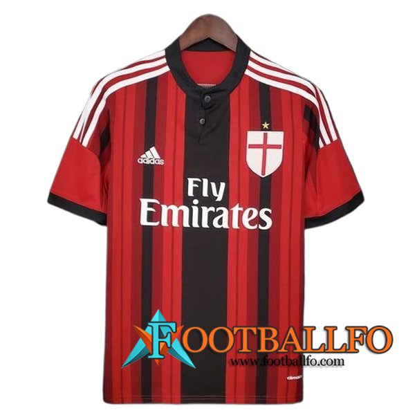 Camisetas De Futbol AC Milan Retro Primera 2014/2015