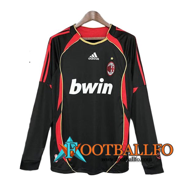 Camisetas De Futbol AC Milan Retro Tercera Manga Largas 2006/2007