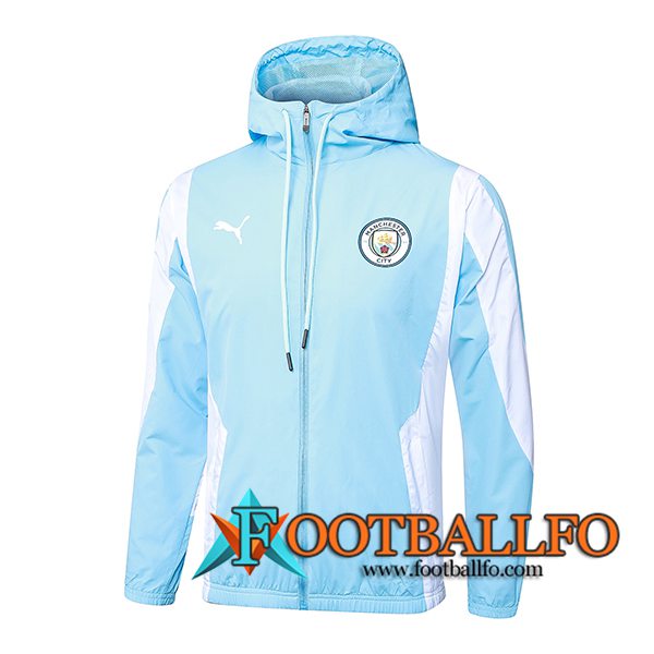 Rompevientos Manchester City Azul/Blanco 2024/2025 -02