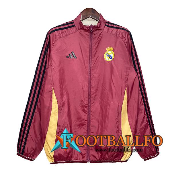 Rompevientos Real Madrid Rojo/Amarillo 2024/2025