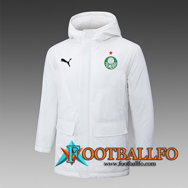 Chandal Plumas Con Capucha Palmeiras Blanco 2024/2025