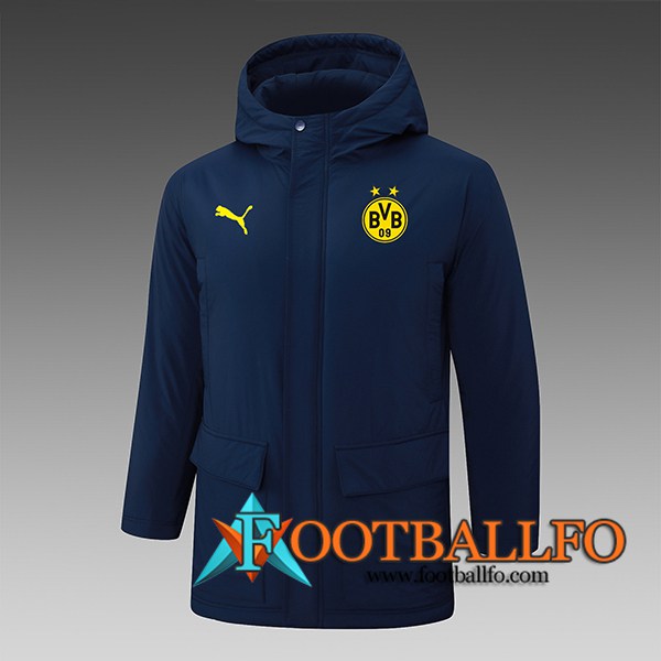 Chandal Plumas Con Capucha Dortmund azul real 2024/2025