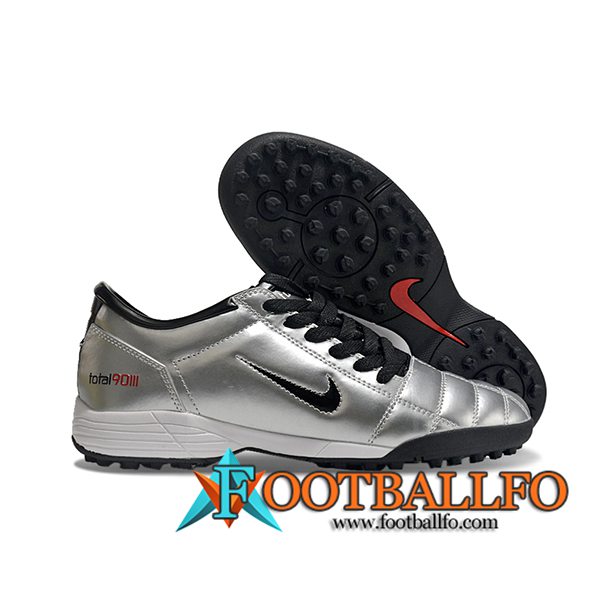 Nike Botas De Fútbol T90 TF Gris/Negro