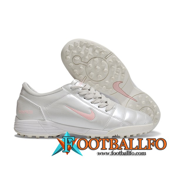 Nike Botas De Fútbol T90 TF Beige/Rosa