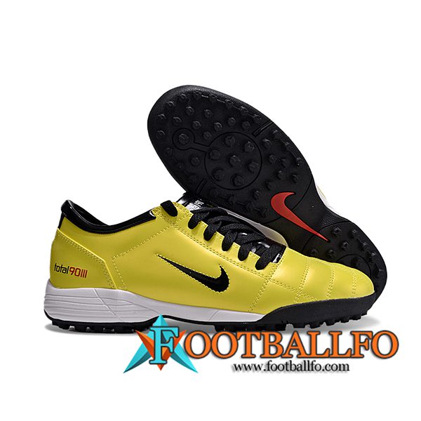 Nike Botas De Fútbol T90 TF Amarillo/Negro