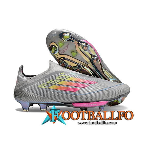 Adidas Botas De Fútbol F50+ FG Gris/Rosa