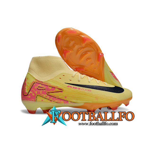 Nike Botas De Fútbol Mercurial Superfly 10 Academy FG Amarillo/Naranja/Negro