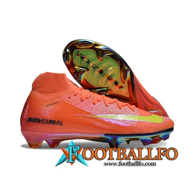 Nike Botas De Fútbol AIR Zoom Mercurial Vapor 16 Elite XXV FG SE Naranja/Amarillo