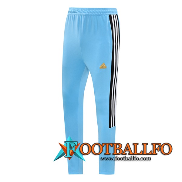 Pantalon Entrenamiento Adidas Azul/Blanco/Negro 2024/2025