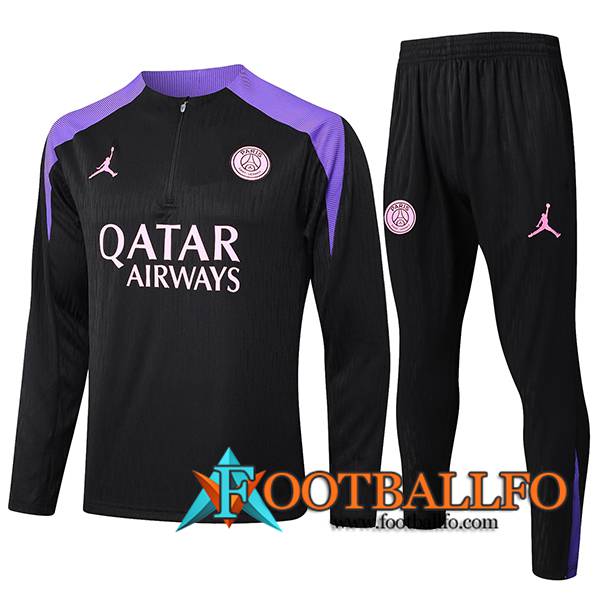 Chandal Equipos De Futbol PSG Negro/Violeta 2024/2025 -03