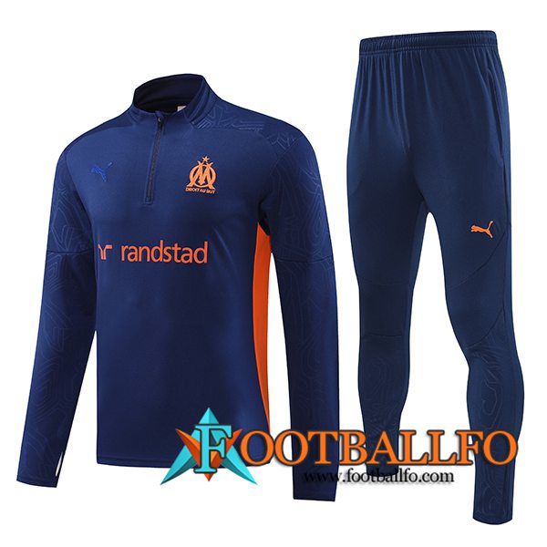 Chandal Equipos De Futbol Marsella Azul/Naranja 2024/2025 -02