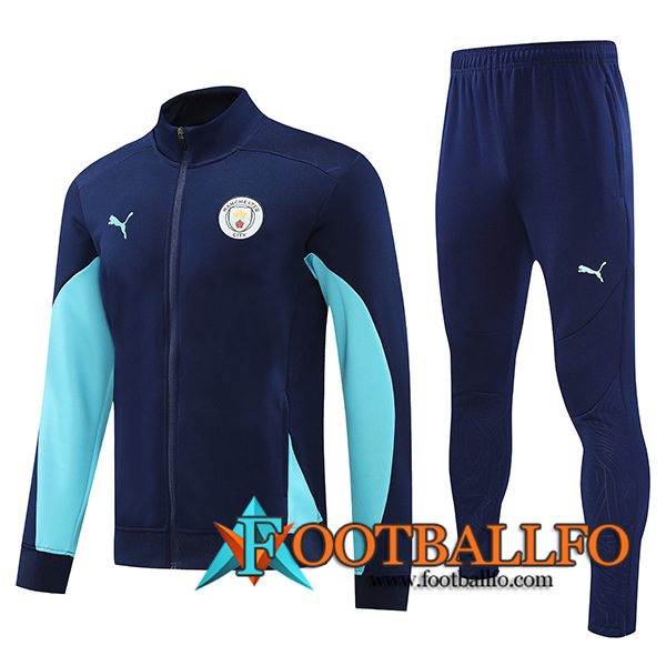 Chandal Equipos De Futbol Chaquetas Manchester City azul real 2024/2025