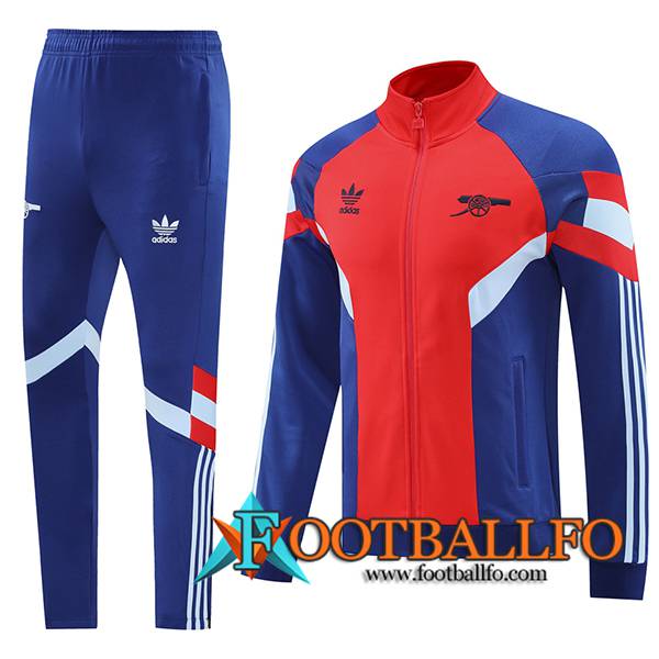 Chandal Equipos De Futbol Chaquetas Arsenal Azul/Rojo 2024/2025