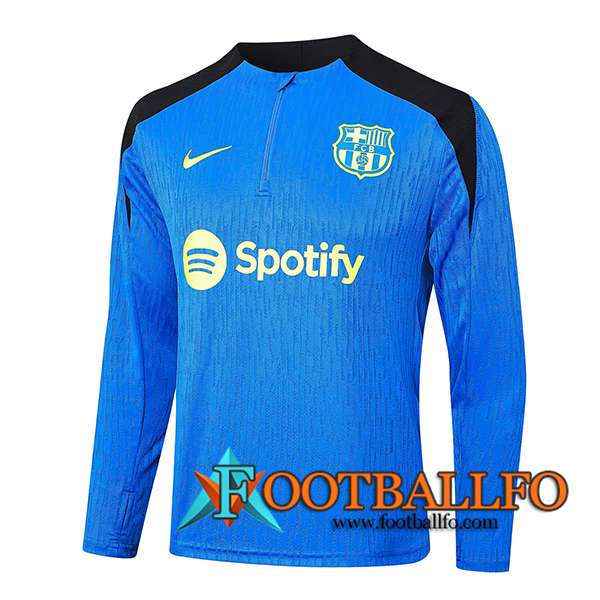 Sudadera De Entrenamiento FC Barcelona Azul/Negro 2024/2025 -02