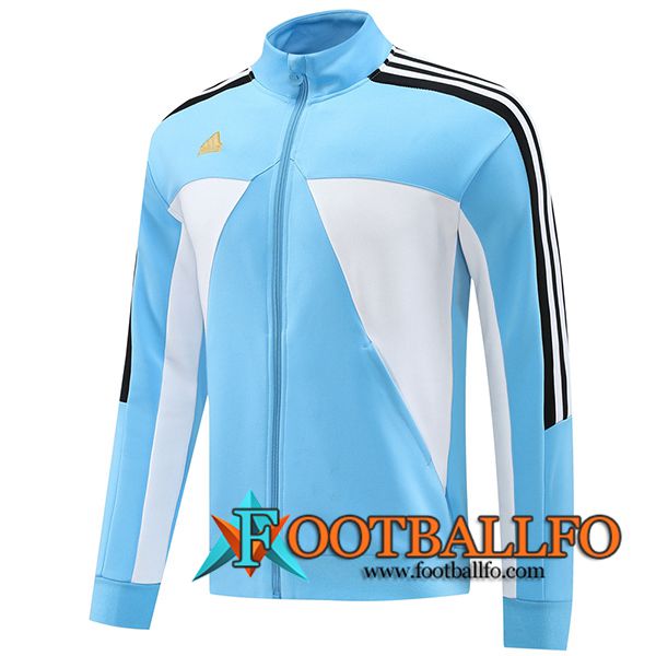 Chaquetas Futbol Adidas Azul/Blanco/Negro 2024/2025