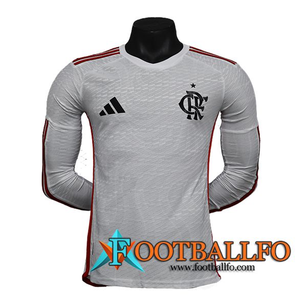 Camisetas De Futbol Flamengo Segunda Manga Largas 2024/2025