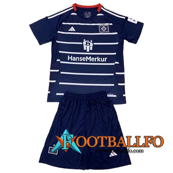 Camisetas De Futbol HSV Hamburg Ninos Segunda 2024/2025