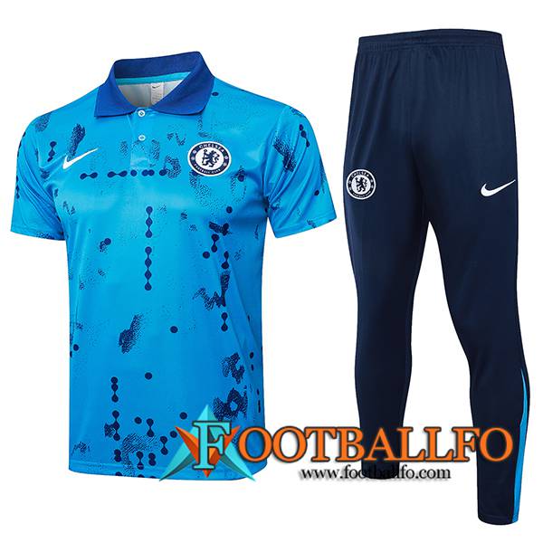 Camiseta Polo FC Chelsea Azul 2024/2025 -02