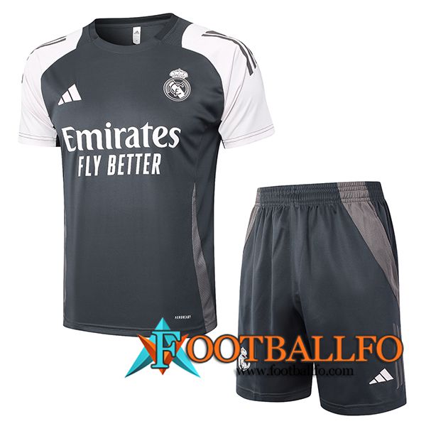 Camiseta Entrenamiento Real Madrid Gris 2024/2025