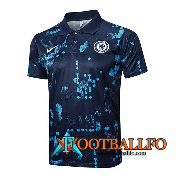 Camiseta Polo FC Chelsea Azul Oscuro 2024/2025