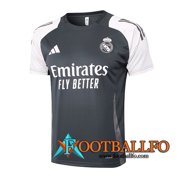 Camiseta Entrenamiento Real Madrid Gris 2024/2025