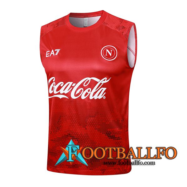 Chalecos De Futbol SSC Napoli Rojo 2024/2025