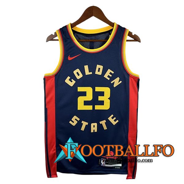 Camisetas NBA Golden State Warriors (GREEN #23) 2024/25 Negro/Rojo/Amarillo