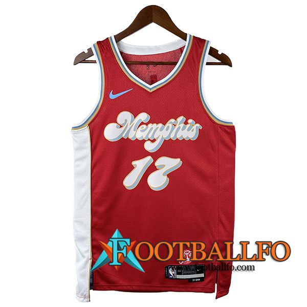 Camisetas NBA Memphis Grizzlies (KAWAMURA #17) 2024/25 Rojo/Azul