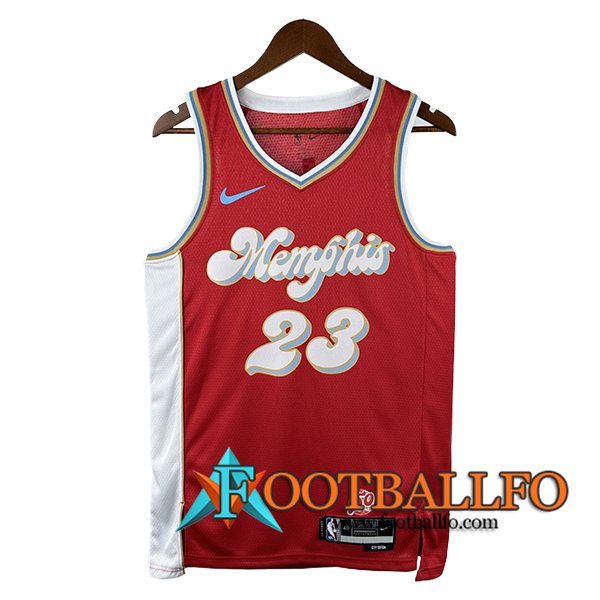 Camisetas NBA Memphis Grizzlies (Rosa #23) 2024/25 Rojo/Azul