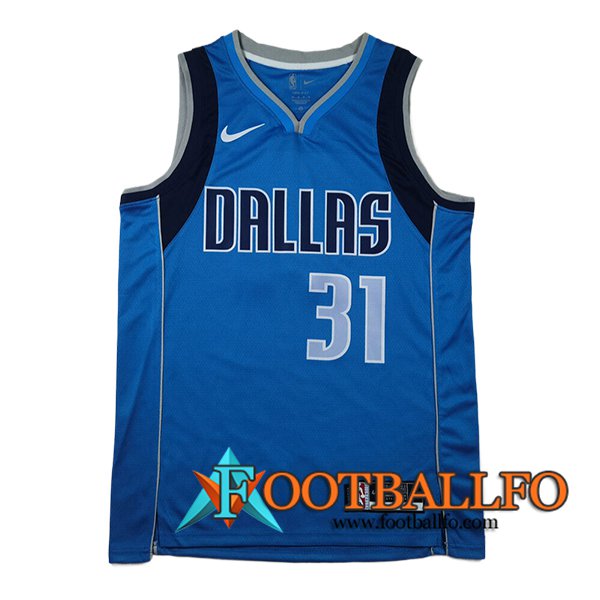 Camisetas NBA Dallas Mavericks (THOMPSON #31) 2024/25 Azul/Negro