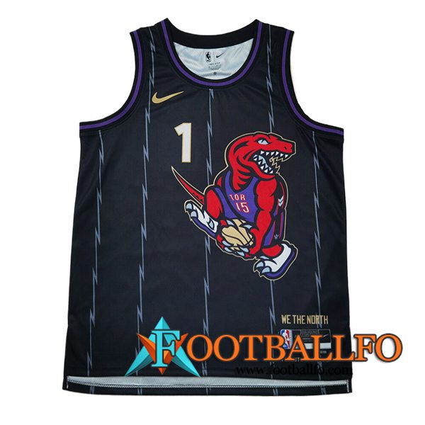 Camisetas NBA Toronto Raptors (McGRADY #1) 2024/25 Negro