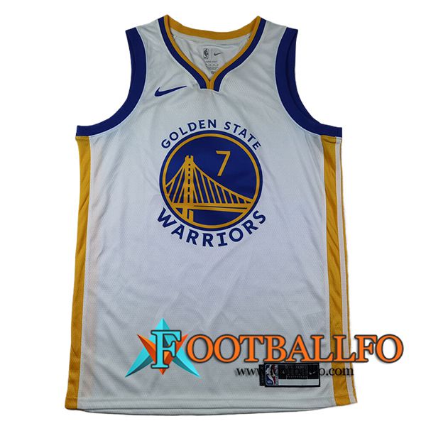 Camisetas NBA Golden State Warriors (HIELD #7) 2024/25 Blanco/Azul/Amarillo