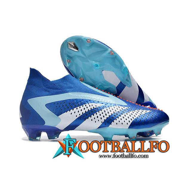 Adidas Botas De Fútbol PREDATOR ACCURACY+ FG BOOTS Azul/Blanco -02