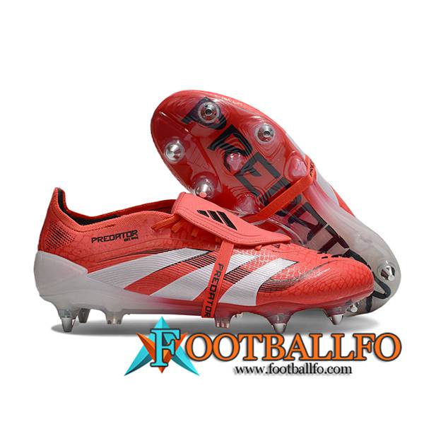 Adidas Botas De Fútbol 25 Predator Elite Tongue SG Naranja/Blanco