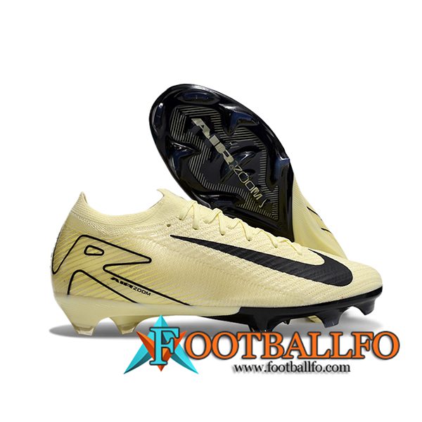 Nike Botas De Fútbol AIR Zoom Mercurial Vapor 16 Elite XXV FG Beige/Negro