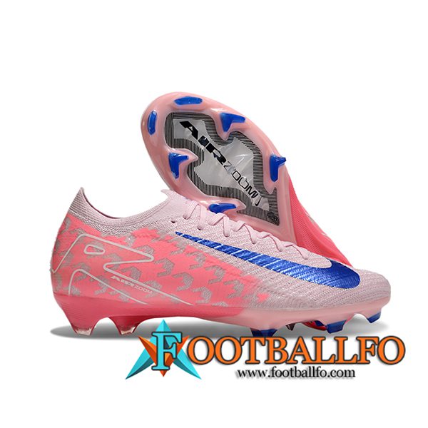 Nike Botas De Fútbol AIR Zoom Mercurial Vapor 16 Elite XXV FG Rosa/Azul