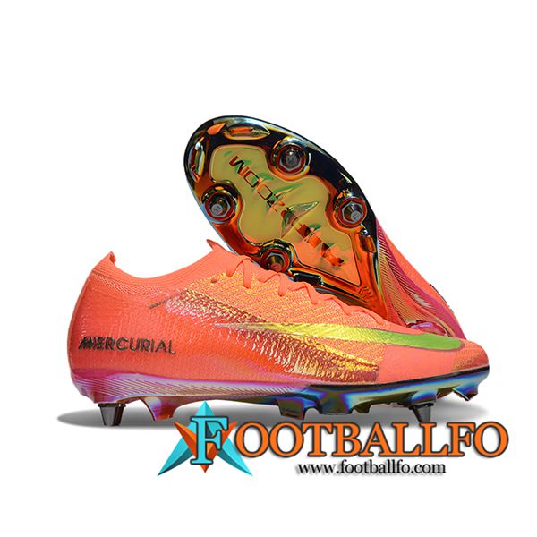 Nike Botas De Fútbol AIR ZOOM MERCURIAL VAPOR XVI ELITE SG-PRO Naranja/Amarillo