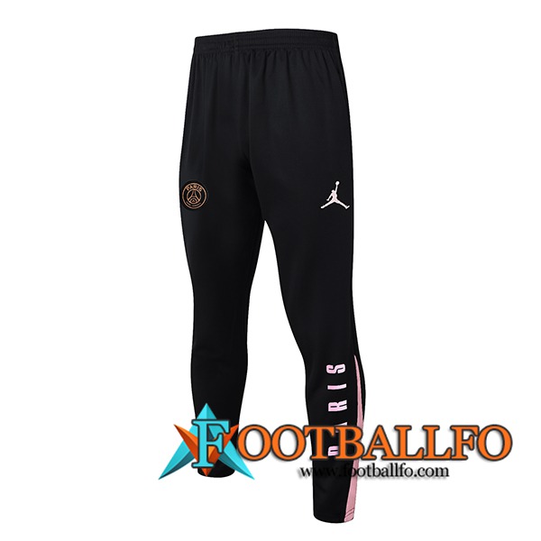 Pantalon Entrenamiento PSG Negro/Rosa 2024/2025 -02