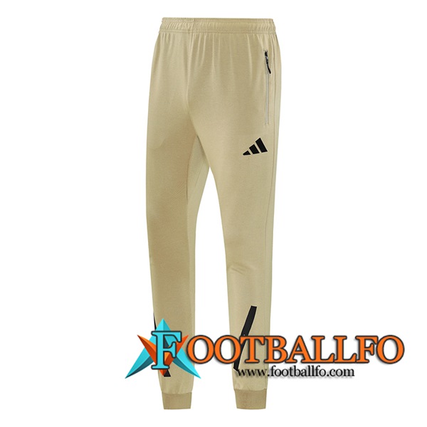 Pantalon Entrenamiento Adidas Amarillo/Negro 2024/2025