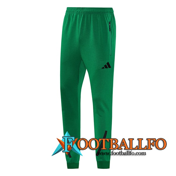 Pantalon Entrenamiento Adidas Verde 2024/2025