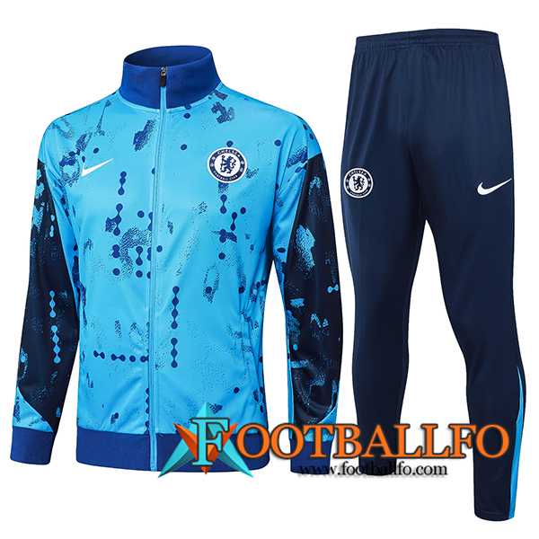 Chandal Equipos De Futbol Chaquetas FC Chelsea Azul 2024/2025 -02