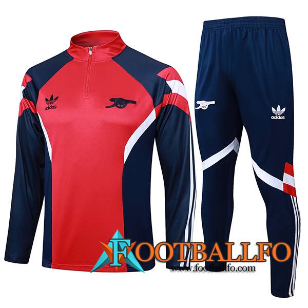 Chandal Equipos De Futbol Chaquetas Arsenal Rojo/Azul/Blanco 2024/2025