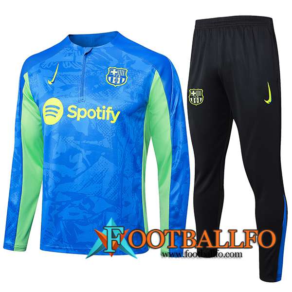 Chandal Equipos De Futbol FC Barcelona Azul/Verde 2024/2025